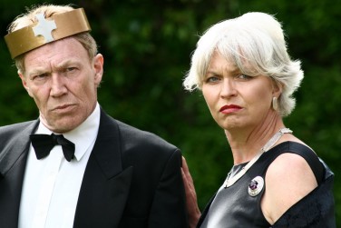 Ian Sexon as King Arthur and Nelly Morrison as Guinevere