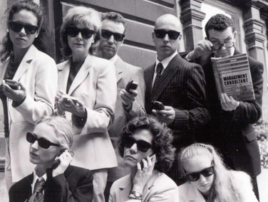 Top: Tanya Hossick, Fiona Harris, Silas James, Chris Brooklyn, Martin Carroll - bottom: Julia Rounthwaite, Cheryl Anderson, Kim Evans