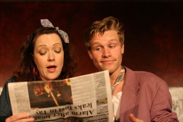 Laverne Edmonds & Matt Robertson in 'Standing Stanes' by Robert Ballantine