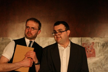 From left; Mark Kydd and Derek Banner in 'Standing Stanes' by Robert Ballantine