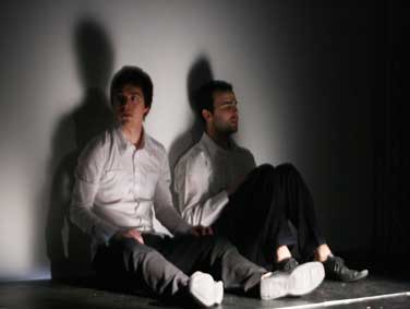 From left: Chris Lynch as Ach and Cameron Mowat as Agus in 'Still'
