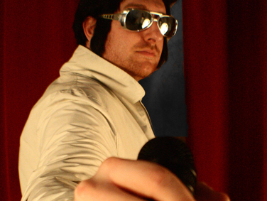 Allan Scott-Douglas as Elvis-mad John in 'Suspicious Minds' by Caroline Dunford